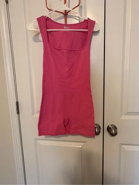 Bright Pink Sleeveless Romper